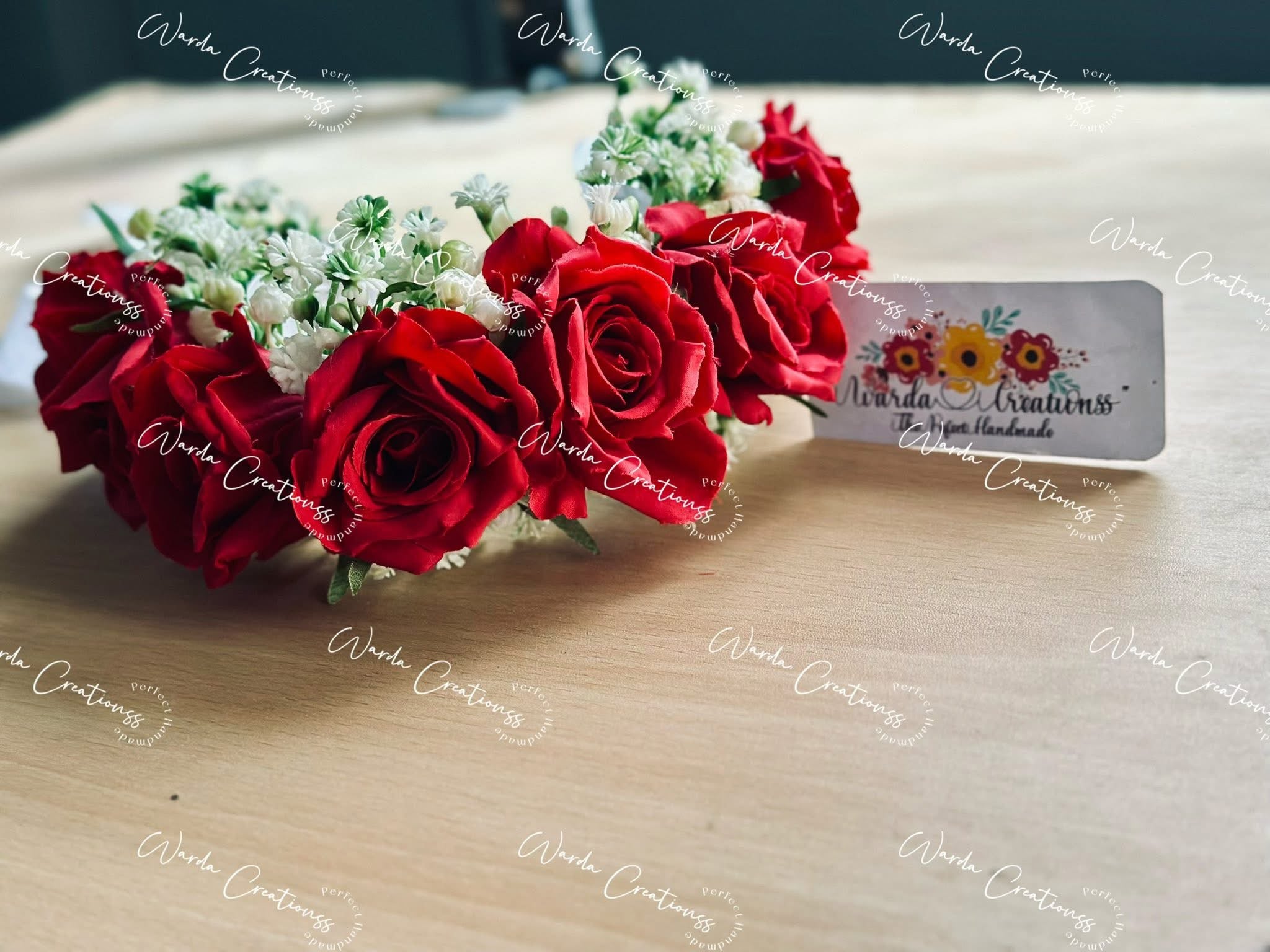 Premium Rose Bridal Bun Gajra