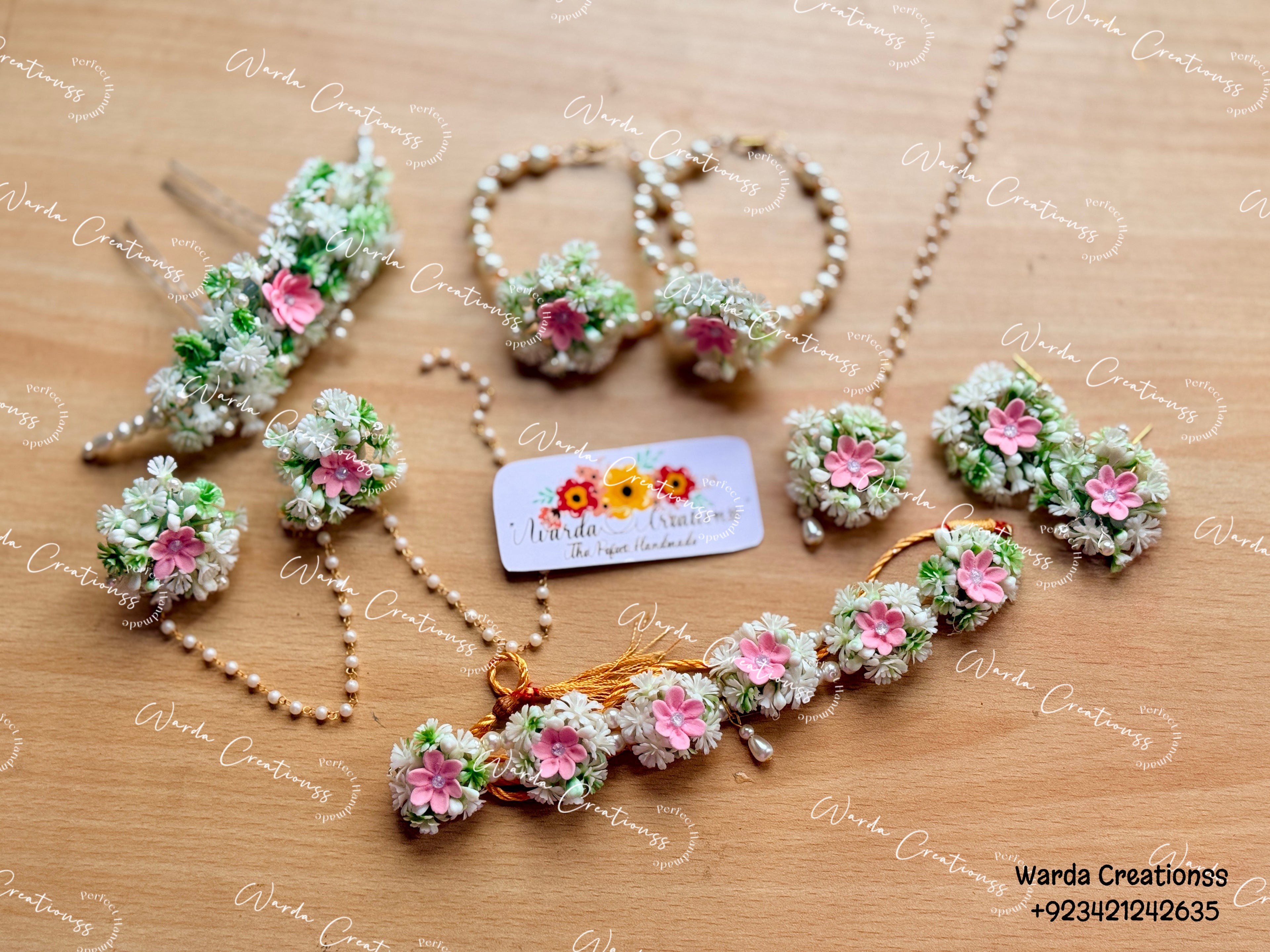 Pink Bloom Jewelry set