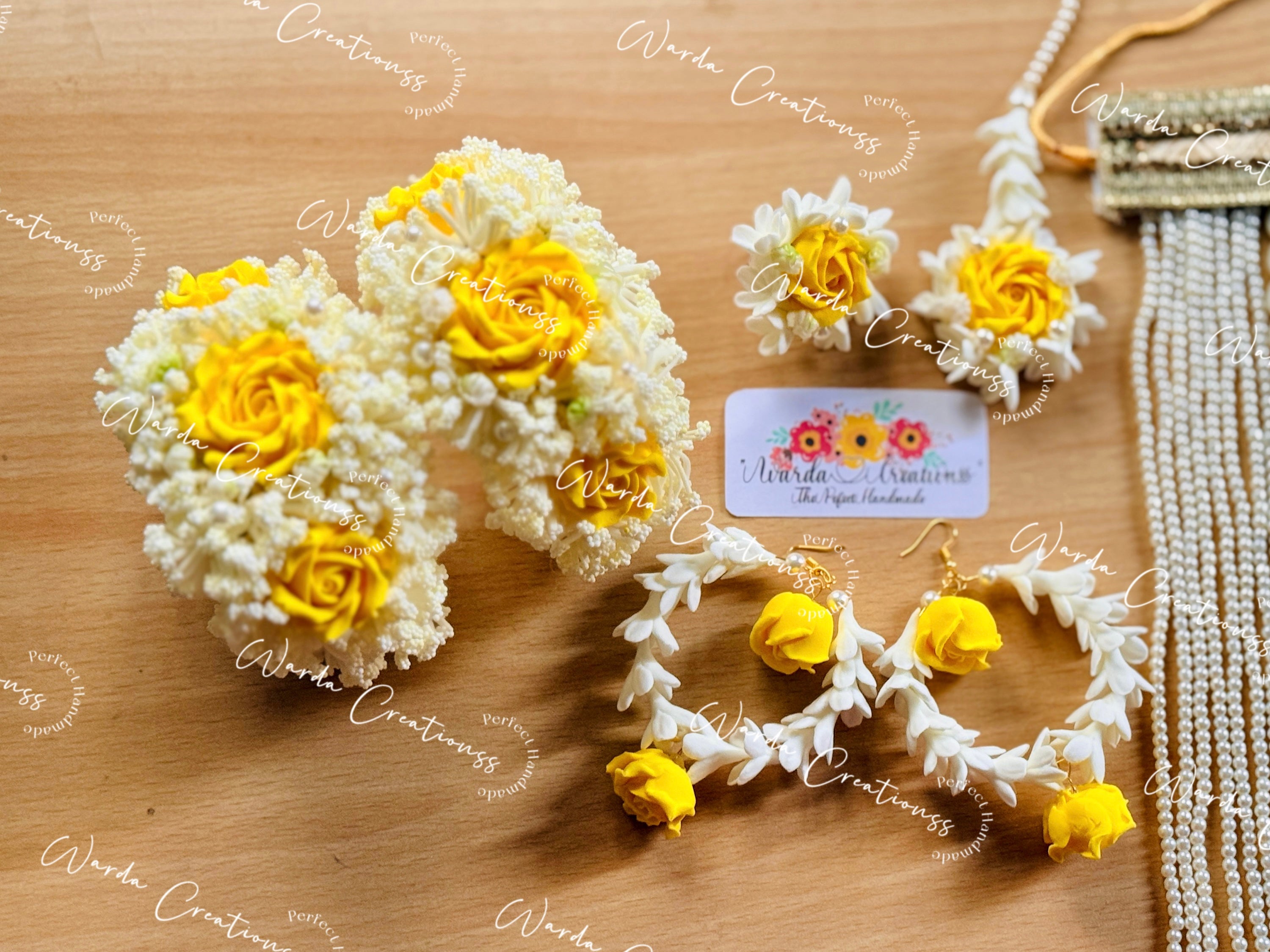 Zarrin Bahar Floral Jewelry Set