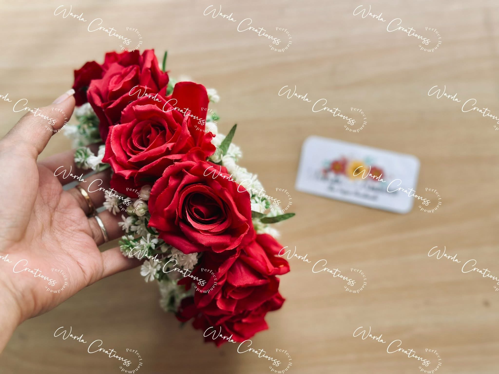 Premium Rose Bridal Bun Gajra