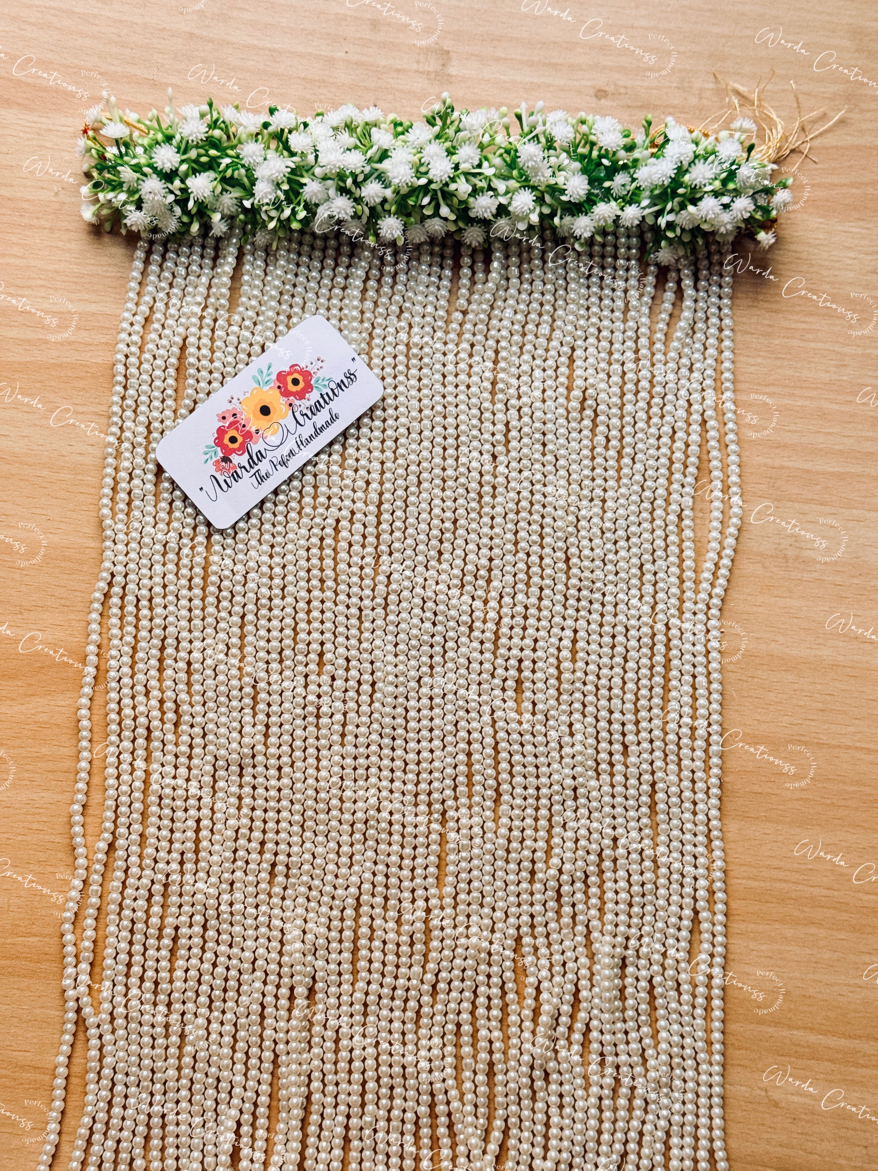 Floral Pearl Groom Sehra