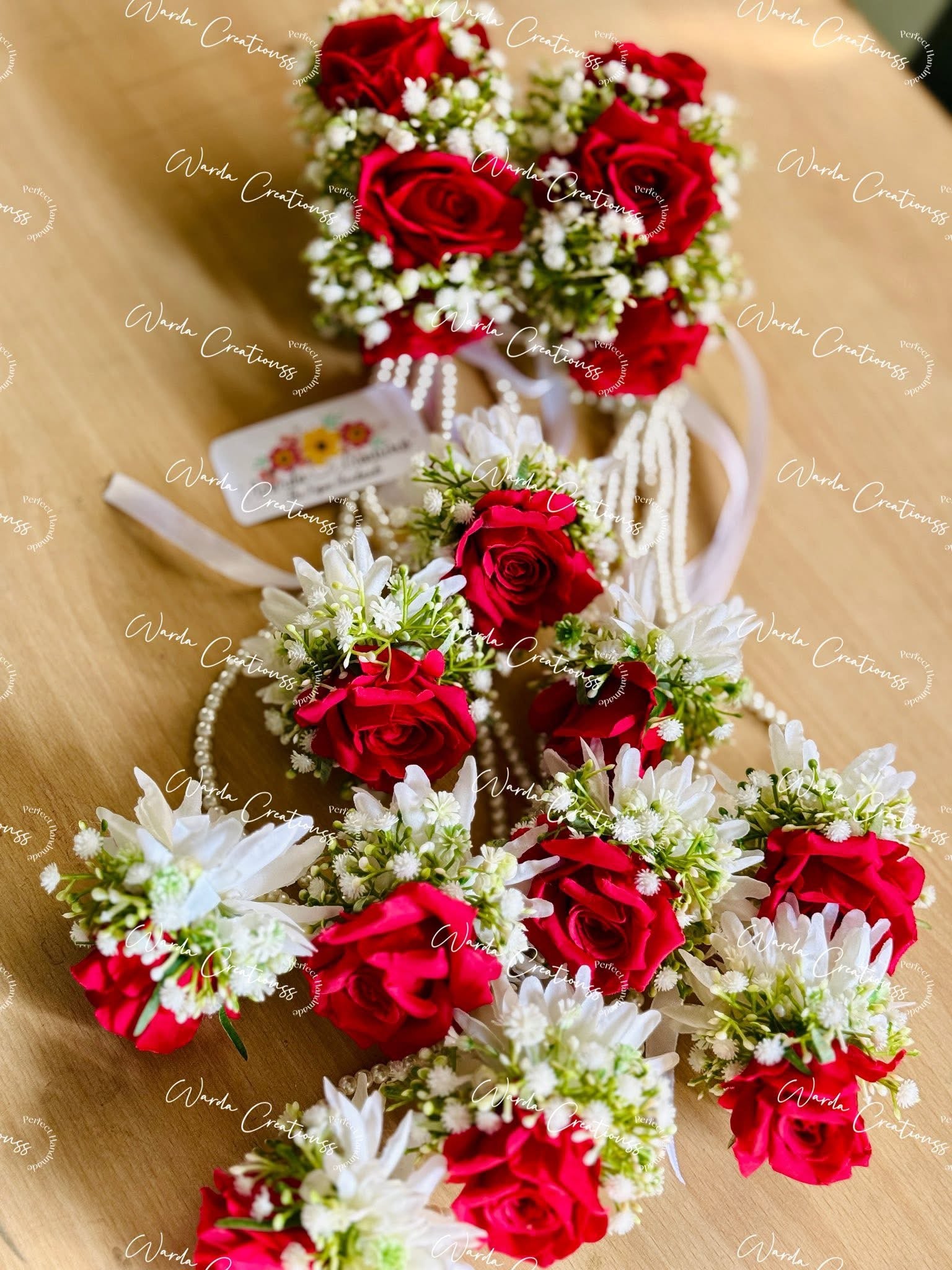 Beautiful Heavy Rose Bridal Gajrey