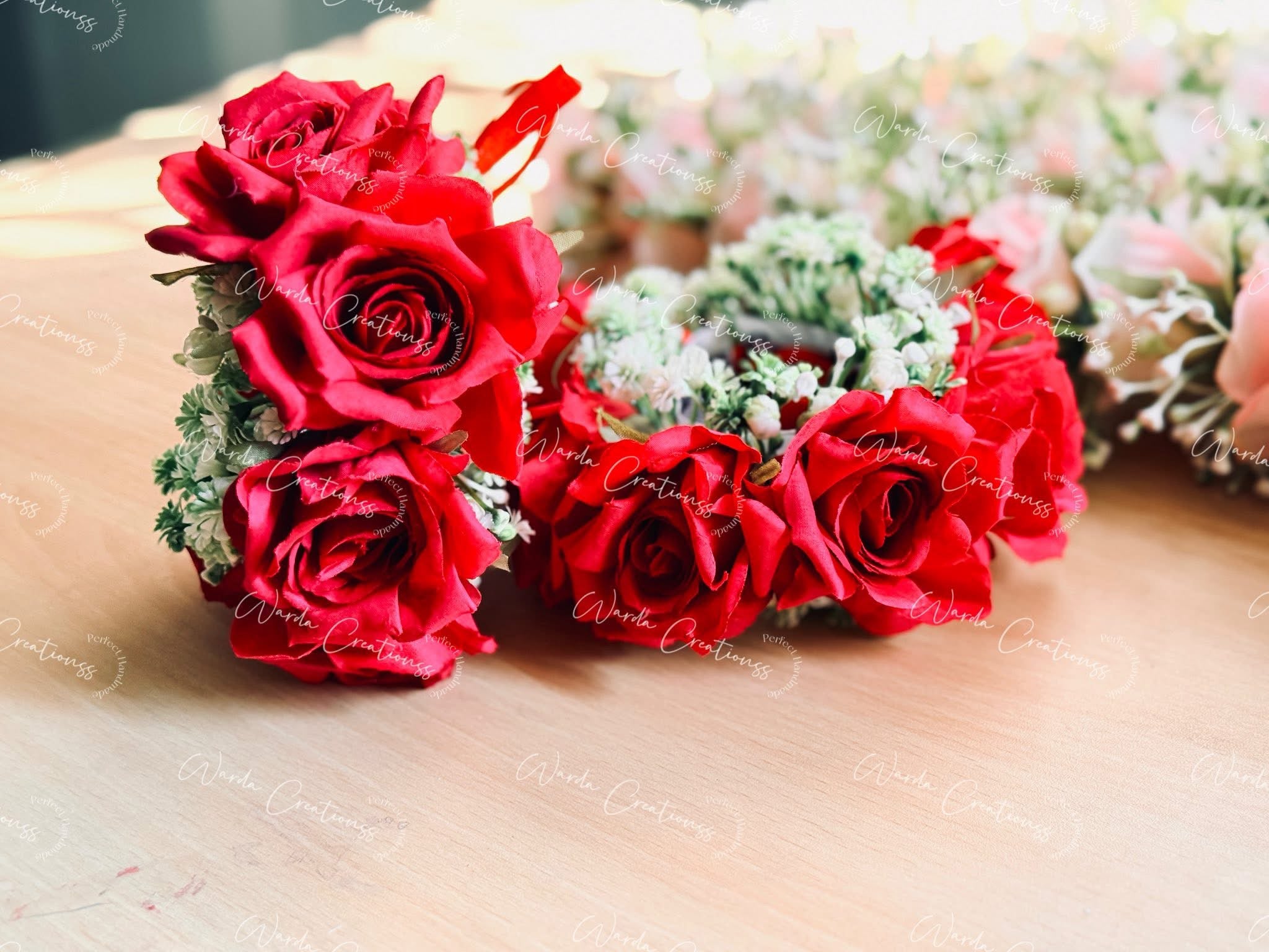 Bridal Roses Gajrey (Pair)