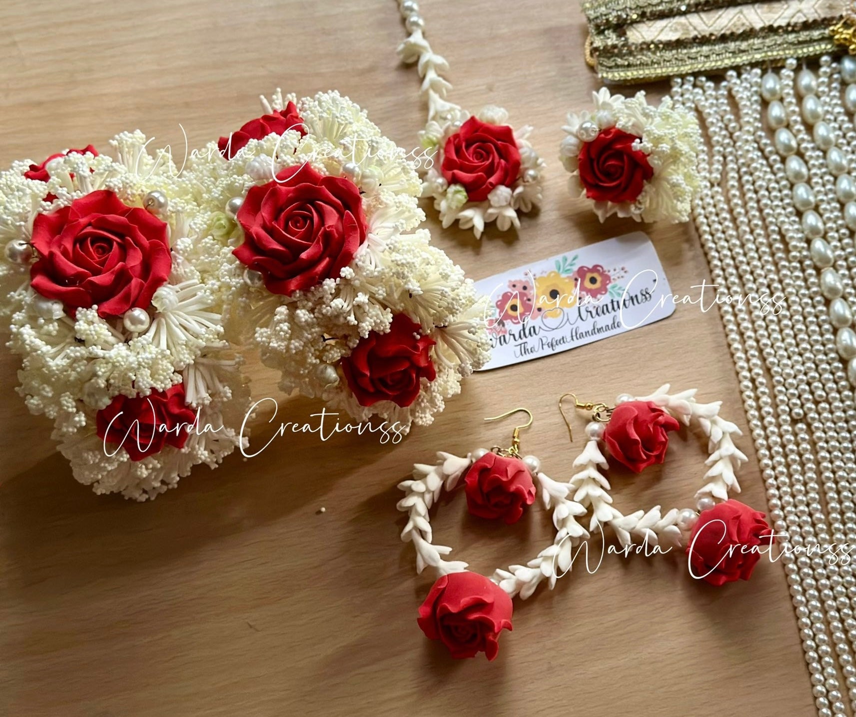 Zarrin Bahar Floral Jewelry Set