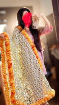 Handmade Floral Dupatta