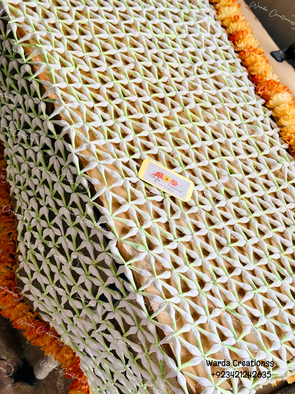 Handmade Floral Dupatta