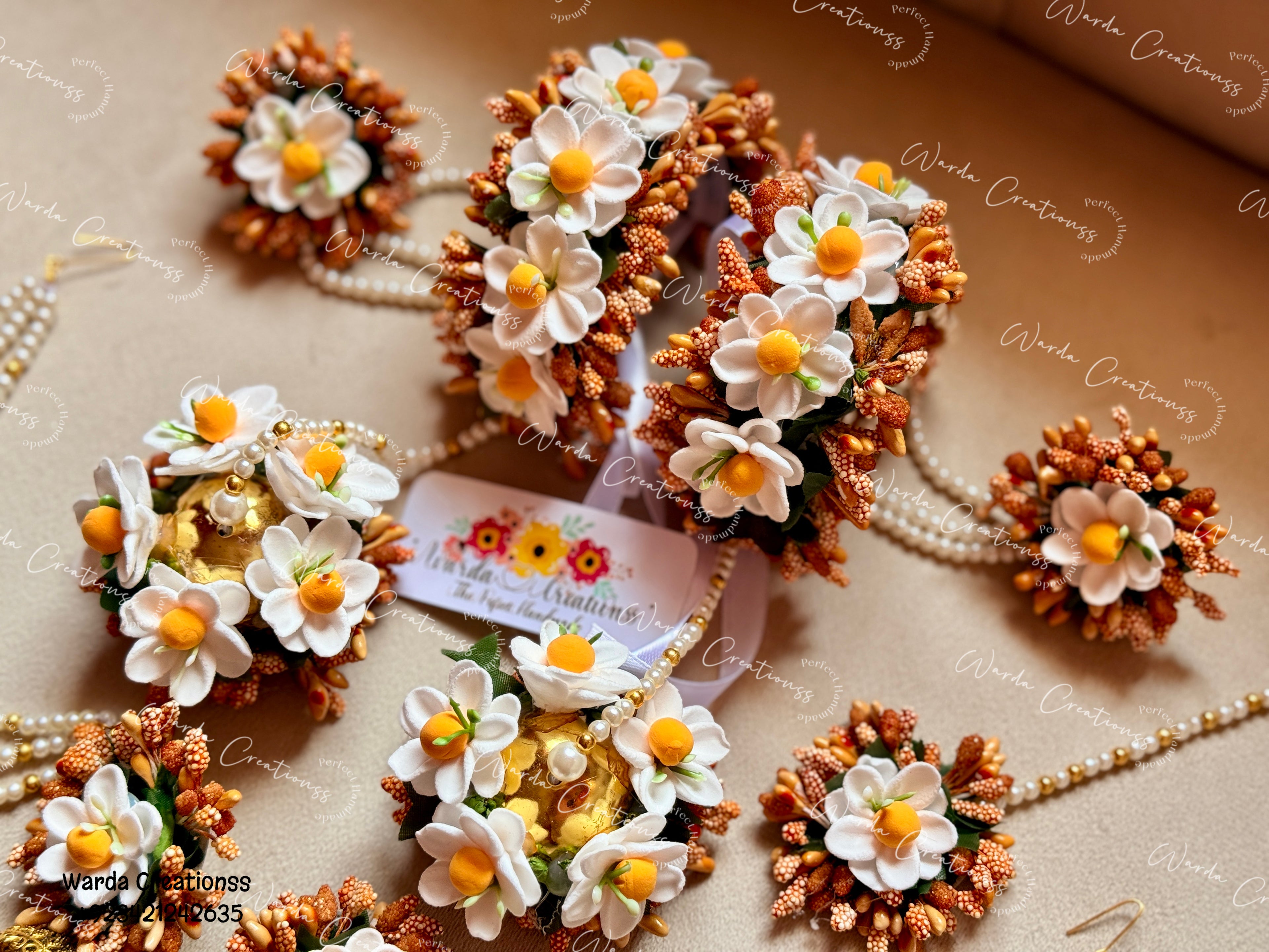 Daisy Floral Jewelry Set
