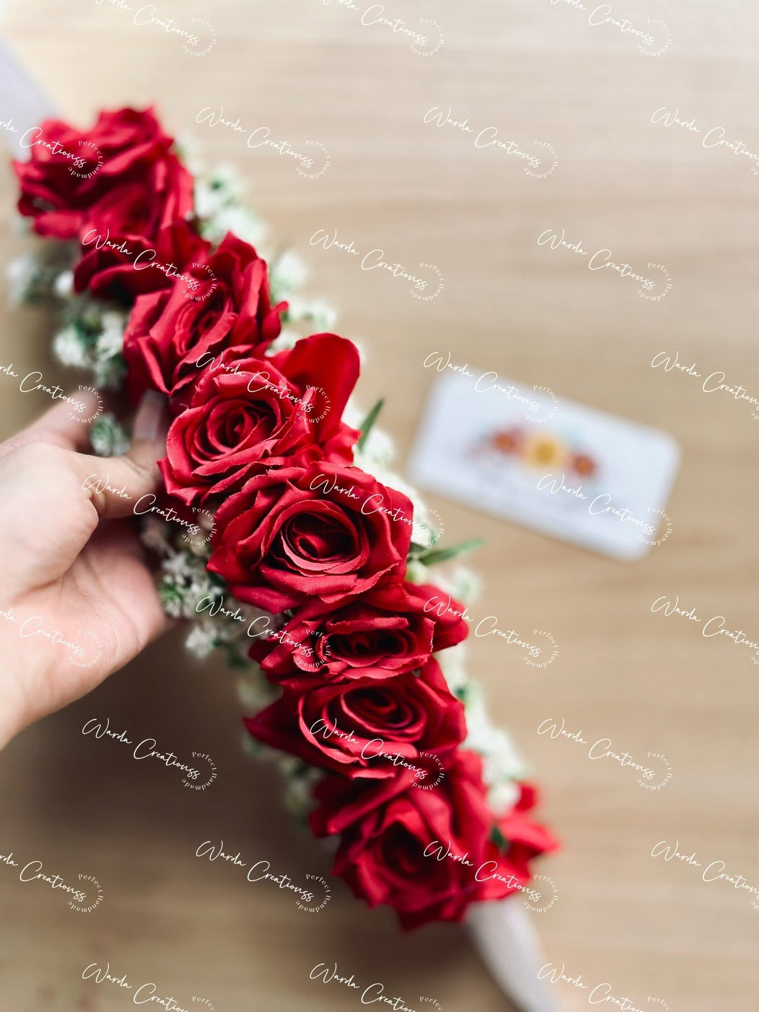 Premium Rose Bridal Bun Gajra