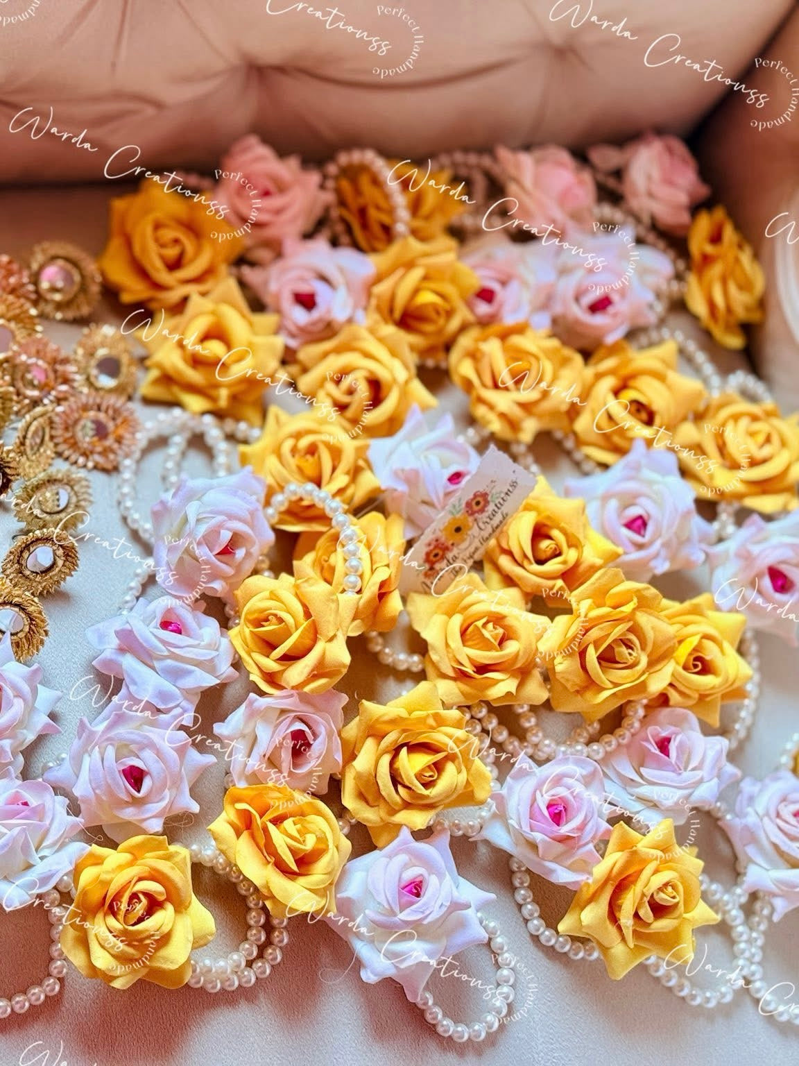 Rose Bracelets for Bridesmaids and Favours!