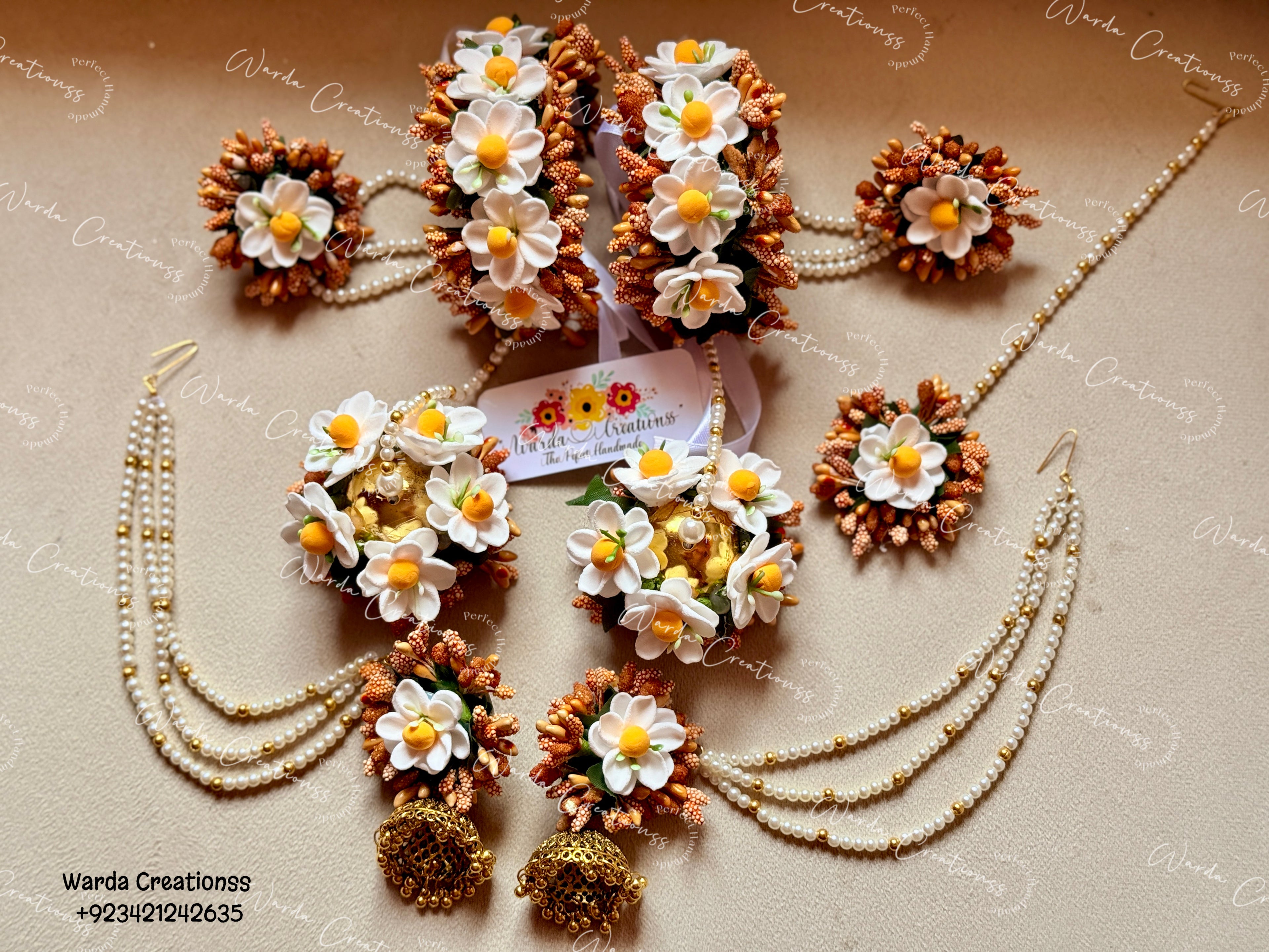 Daisy Floral Jewelry Set