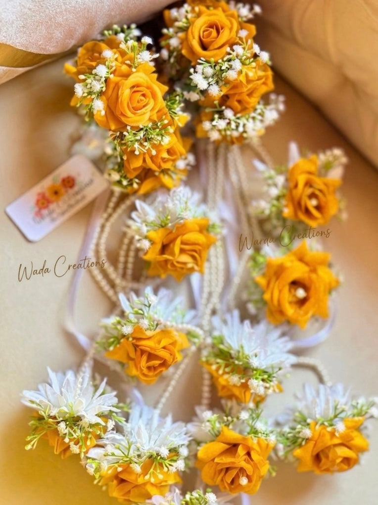 Beautiful Heavy Rose Bridal Gajrey