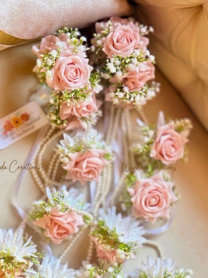 Beautiful Heavy Rose Bridal Gajrey