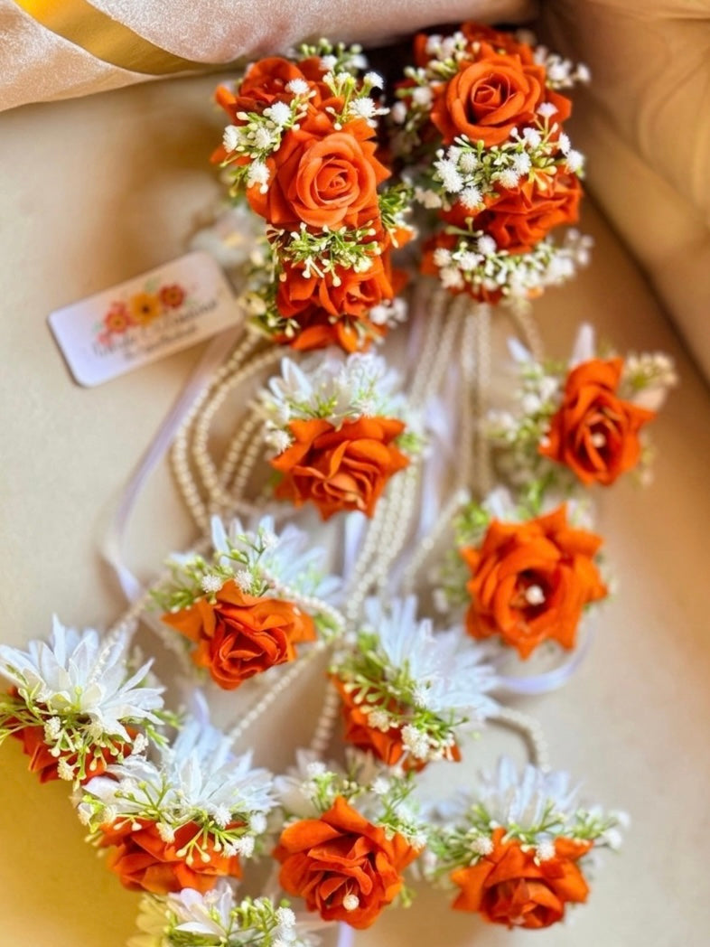 Beautiful Heavy Rose Bridal Gajrey