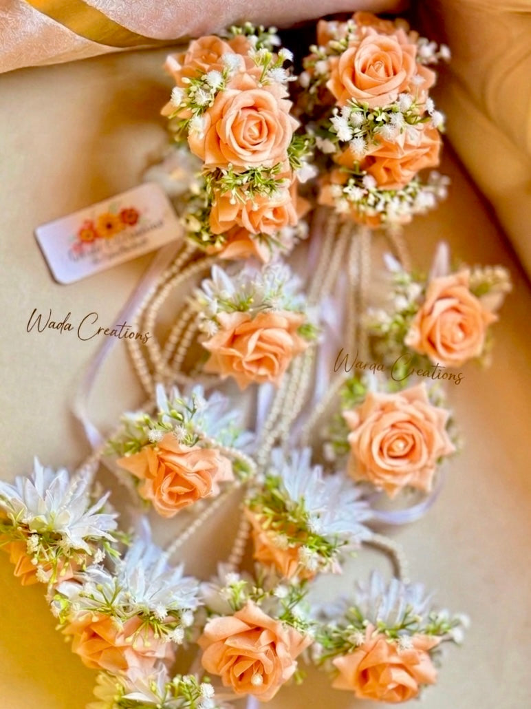 Beautiful Heavy Rose Bridal Gajrey