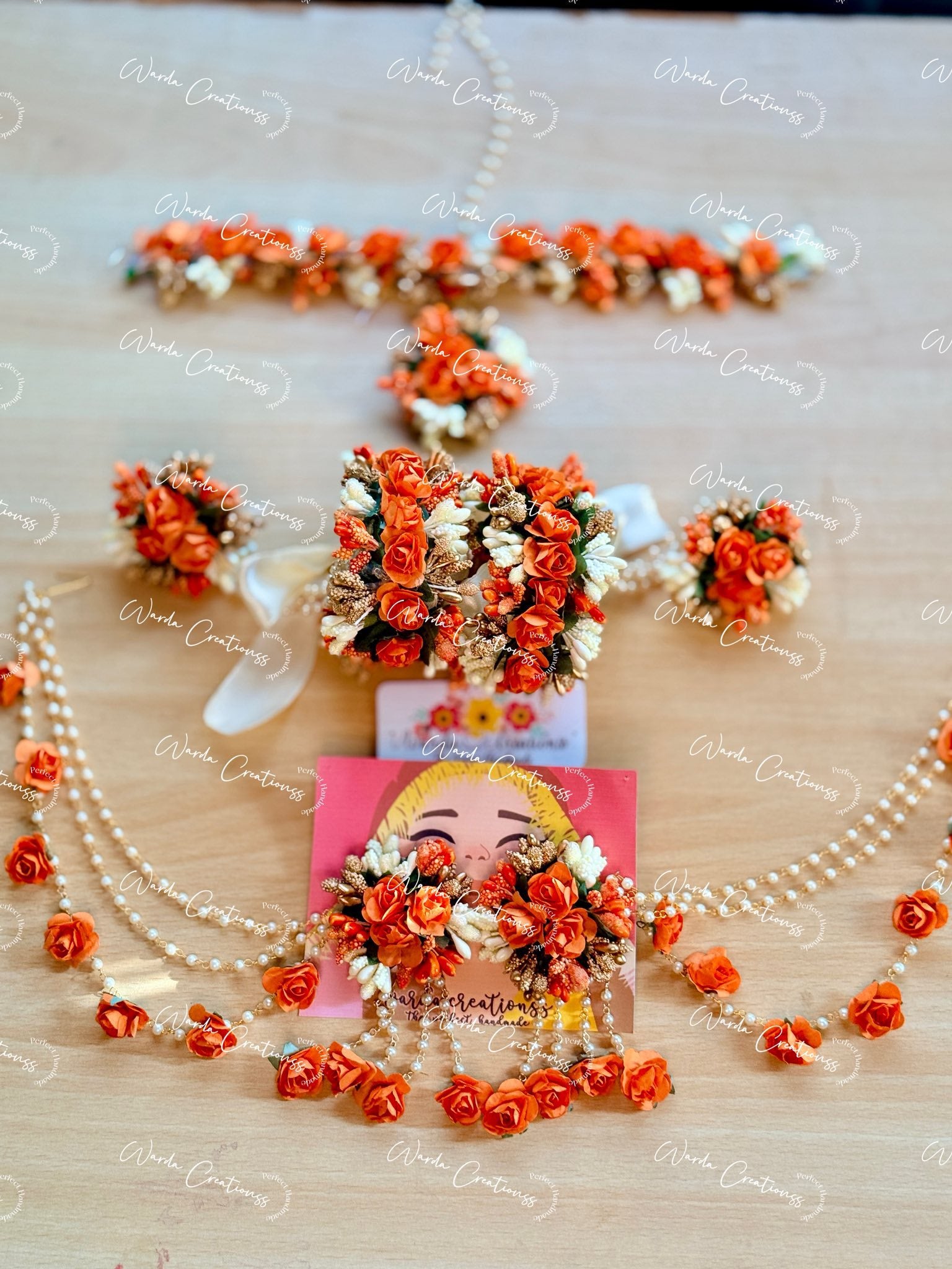 Flora Aura Jewelry Set (sheesh patti)