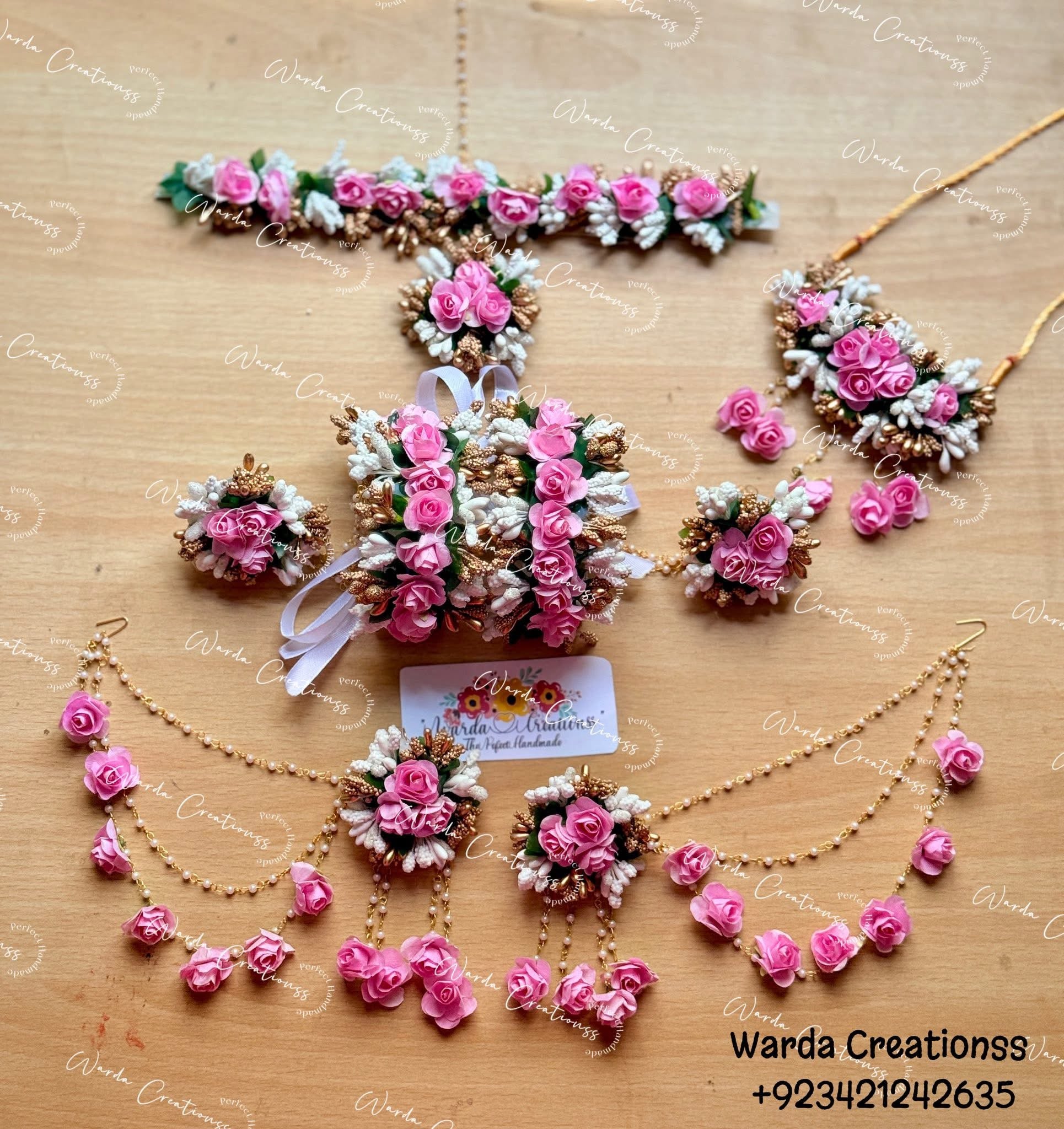 Flora Aura Jewelry Set (sheesh patti)