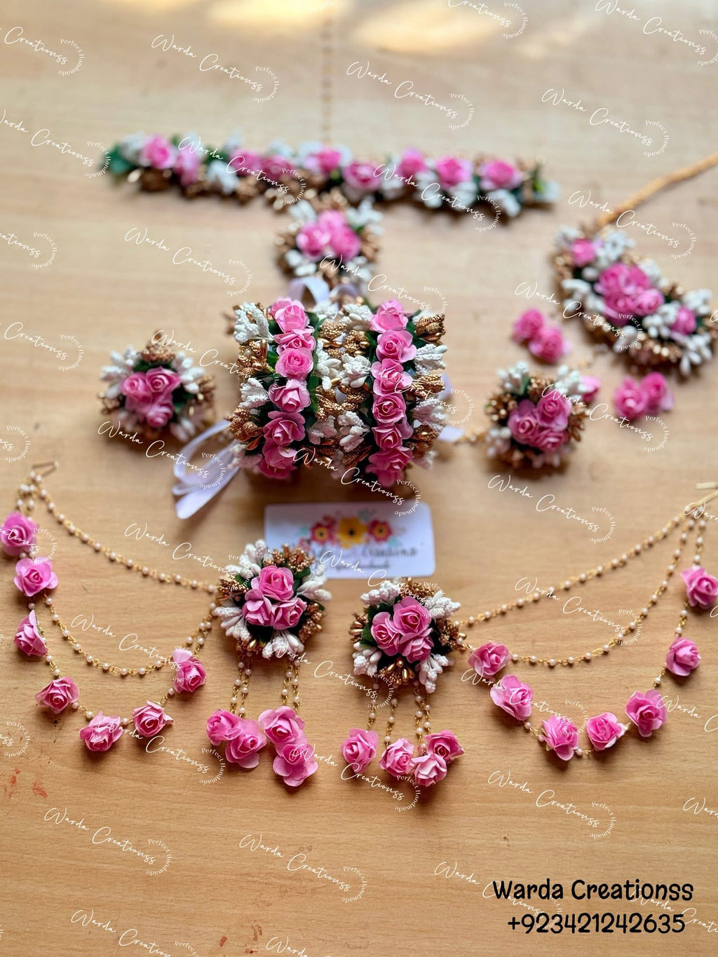 Flora Aura Jewelry Set (sheesh patti)