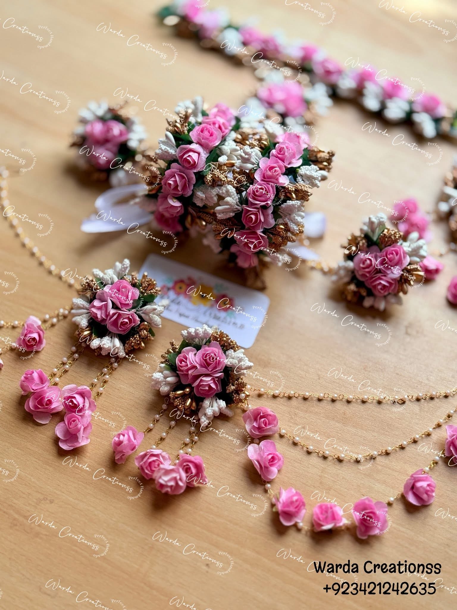 Flora Aura Jewelry Set (sheesh patti)