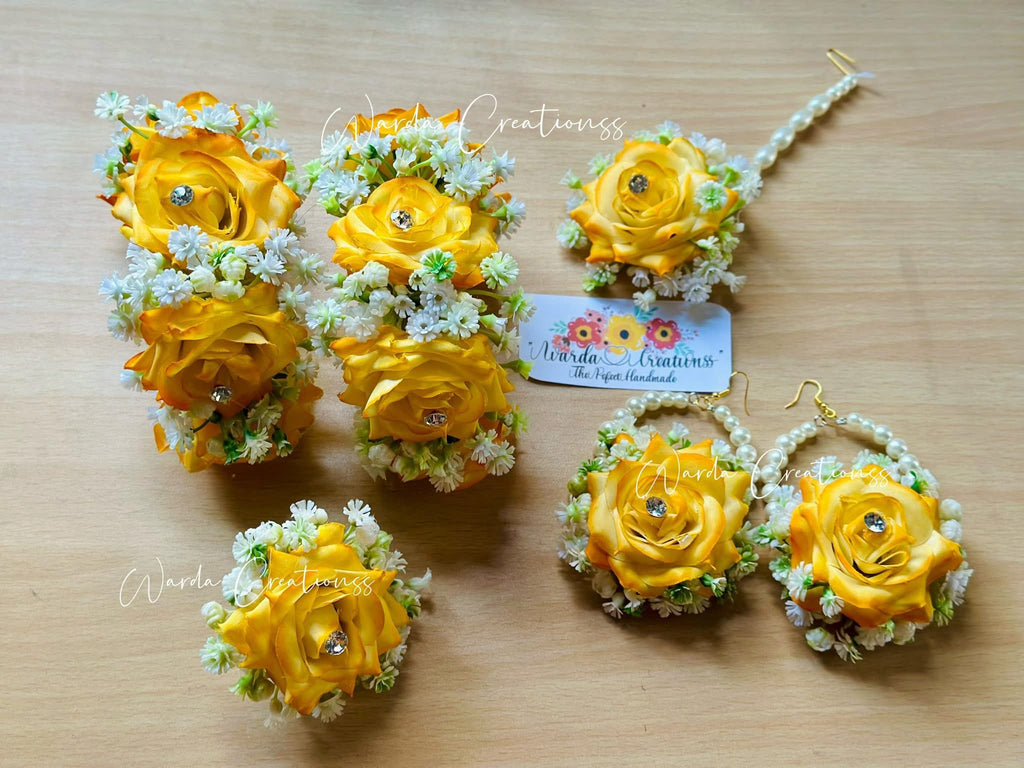 Sunny Rose Floral Set