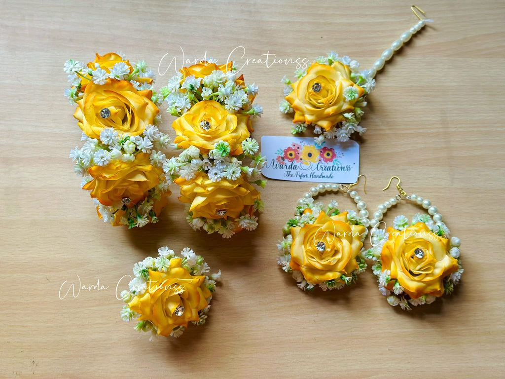 Sunny Rose Floral Set