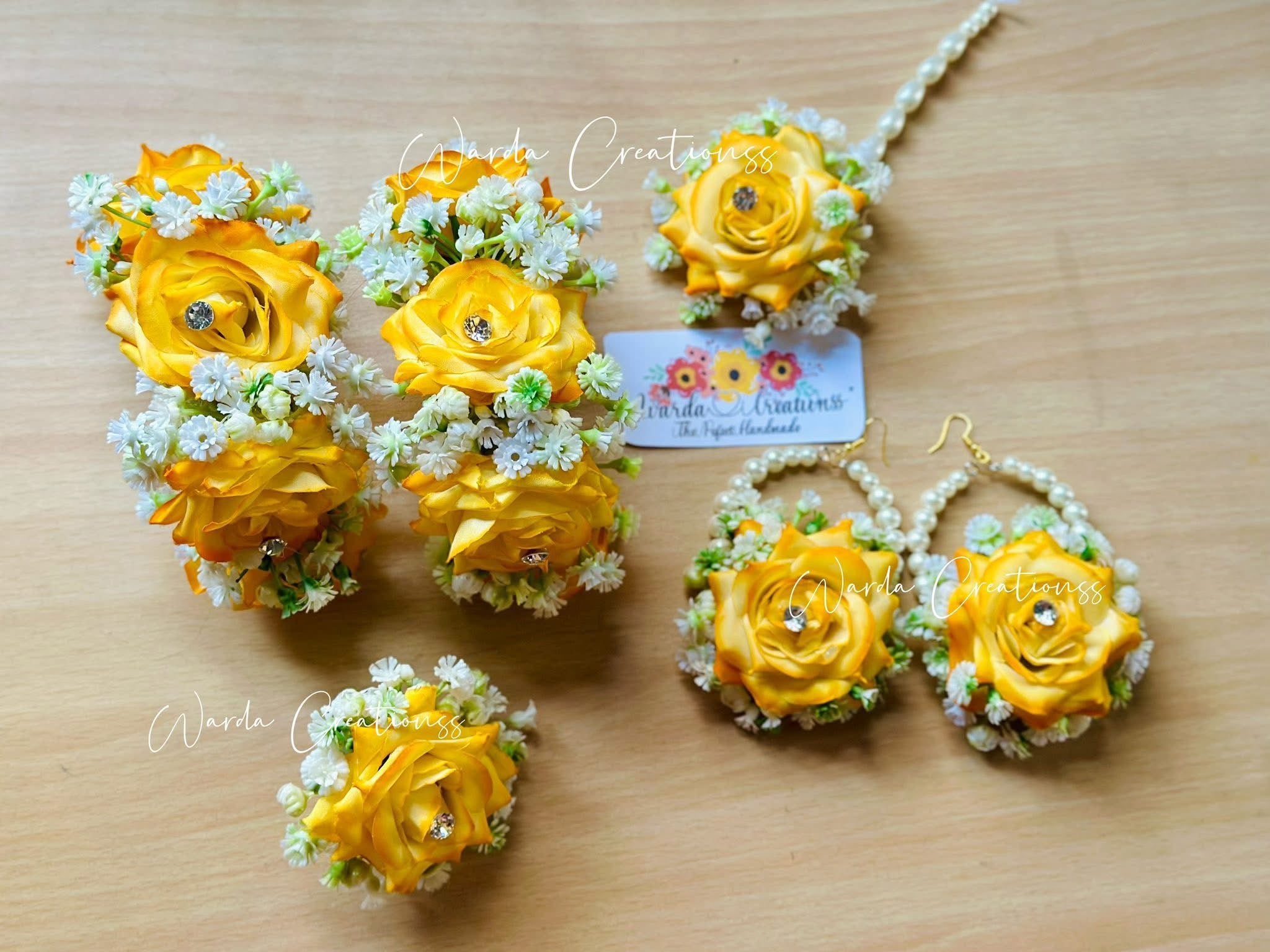 Sunny Rose Floral Set