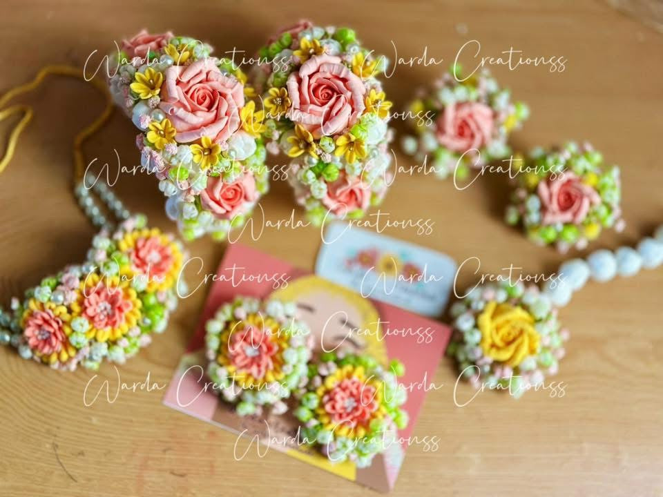 Floral Bridal Set