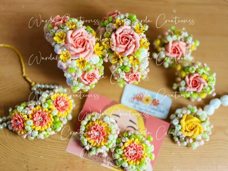 Floral Bridal Set