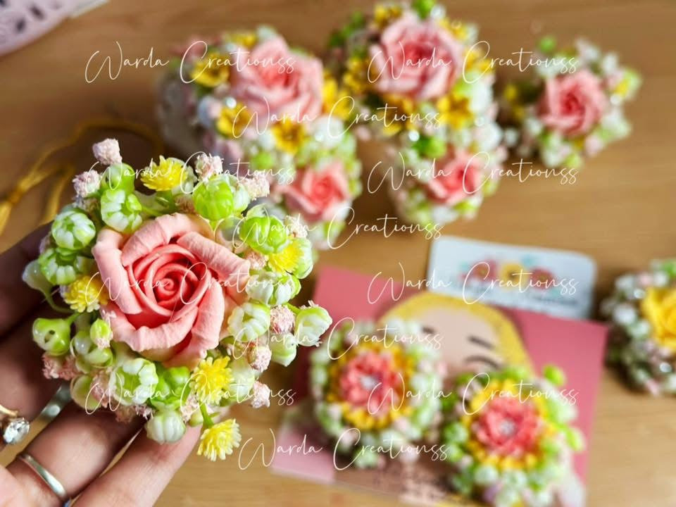 Floral Bridal Set