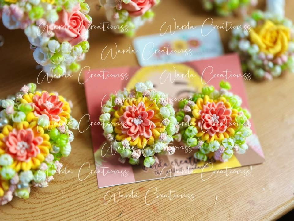 Floral Bridal Set