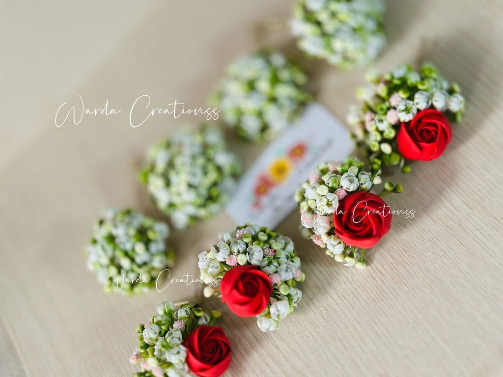 Floral Hair Pins (Pair)