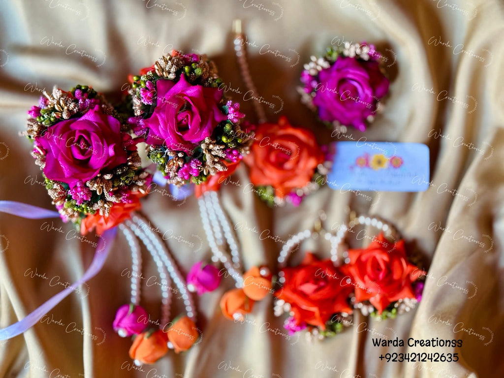 Pure Rose Floral Set (Kaleera Style)