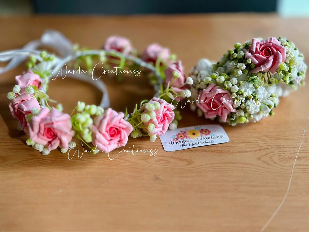 Floral Crown with Gajrey