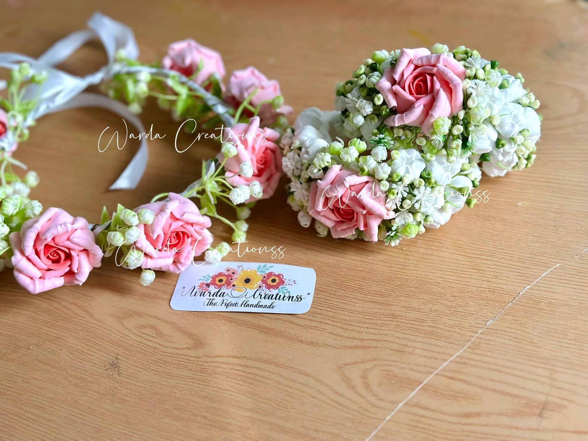 Floral Crown with Gajrey