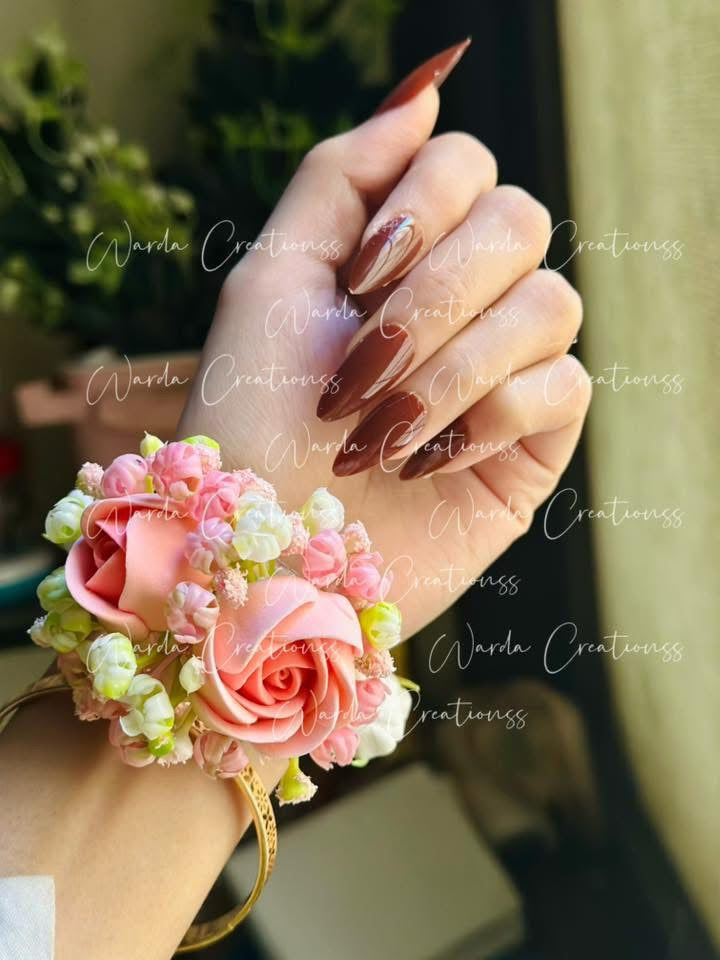 Handmade Floral Rose Corsage Gajrey!