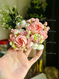 Handmade Floral Rose Corsage Gajrey!