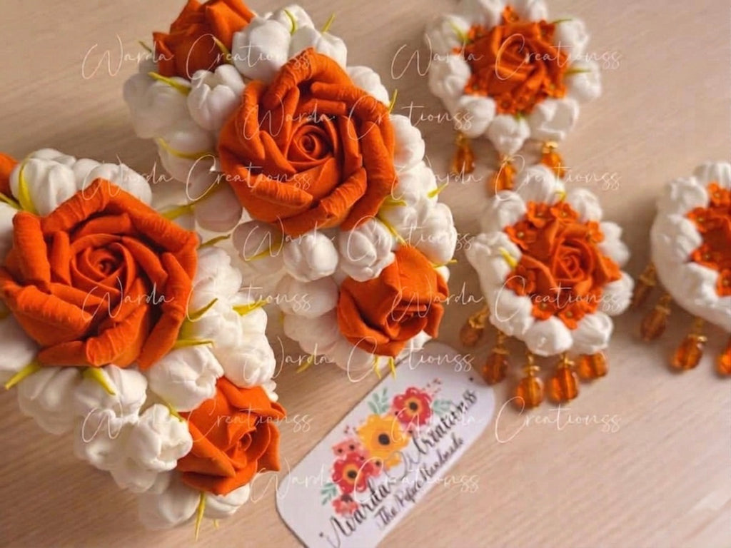 Handmade Jasmine Rose Queen Set