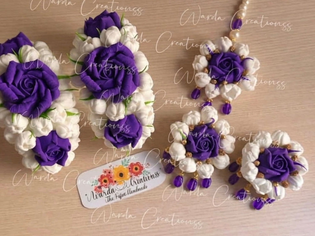 Handmade Jasmine Rose Queen Set