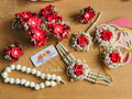 Handmade Floral Nikah Jewelry Set