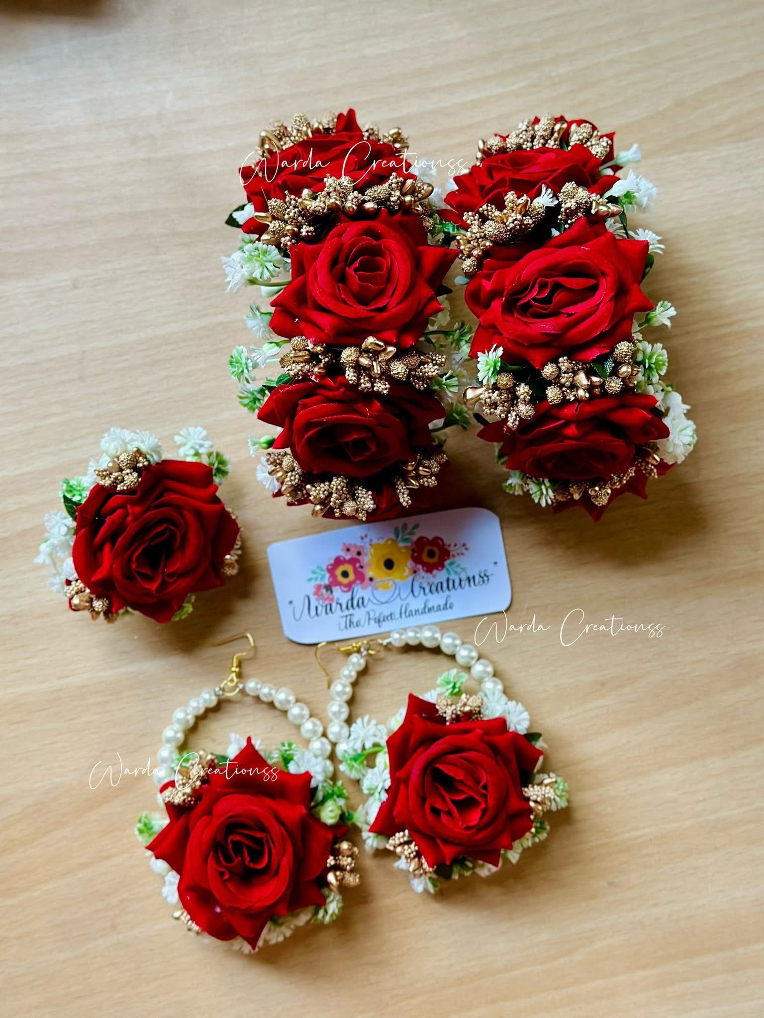 Pure Rose Jewelry Set