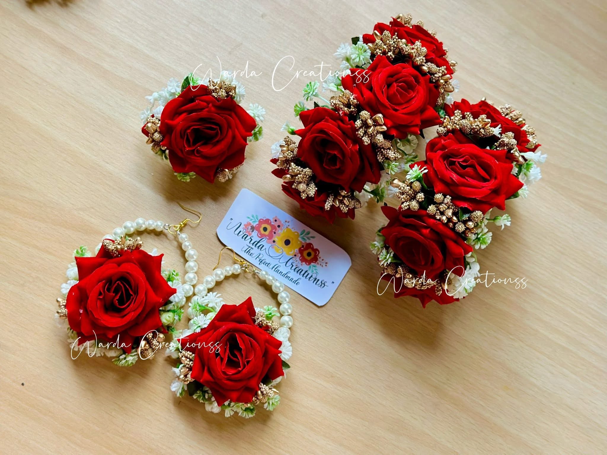 Pure Rose Jewelry Set